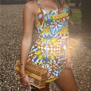 RUNAWAY THE LABEL MINI DRESS.